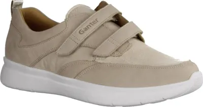Produktbild von Ganter Kira K 1-209235 bequemer Slipper, Damenschuhe, Leder, Beige, Breit - Damenschuhe Bequeme Ballerina / Slipper, Beige, leder (softnubuk)