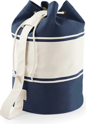 Produktbild von Quadra Canvas Rucksack - 30 Liter BC748 (Einheitsgröße) (Dunkelblau/Naturweiß)