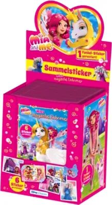 Produktbild von Mia and Me Sticker - Mias magische Einhörner 2023 - 1 Display Sammelsticker