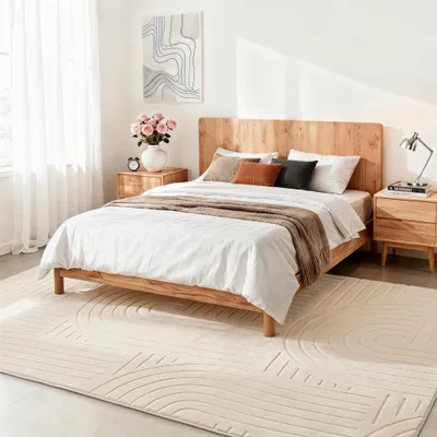 Obrázek produktu pro Koberec s nízkým vlasem 160 x 220 cm - Měkký - Moderní - Pratelný - Jednobarevný