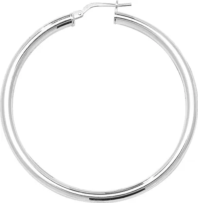 Image de 925 Sterling Silber Damen - Paire de créoles - 40mm ; WJS1904