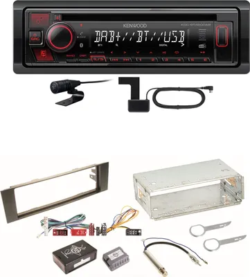 Produktbild von Kenwood KDC-BT450DAB Bluetooth Digitalradio CD Einbauset für Audi A3 8P 8PA