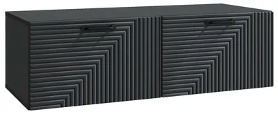 Immagine prodotto di vidaXL Mobile TV da parete Nero 98 x 41 x 30 cm in materiale derivato dal legno