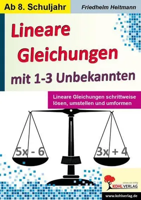 Immagine prodotto di Lineare Gleichungen mit 1-3 Unbekannten