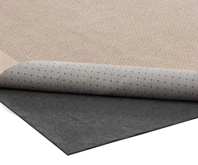Image de Tapis antidérapant 3,05 x 4,27 m, tapis antidérapant pour moquette, tapis de sol avec double surface en feutre et revêtement antidérapant en caoutchouc, protection pour tous les types de sols, finitions, maintient les tapis en place