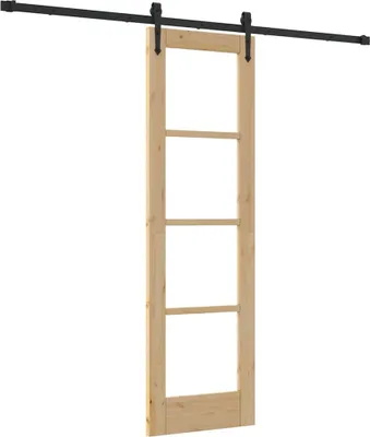 Image de Porte coulissante vidaXL ORKDAL Nature 61 x 198,5 cm