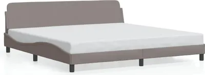 Obrázek produktu pro Rám postele "Dover" Taupe 200x200 cm látka