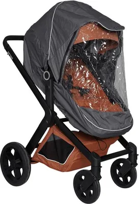 Produktbild von Koelstra Next Regenverdeck Abdeckung Kinderwagen Regenschutz Verdeck Transparent