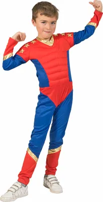 Produktbild von Superboy Superheld Kostüm für Jungen Größe: 152