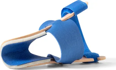 Produktbild von Dynamics Hallux Valgus Nachtschiene re.M haut/blau 1 St