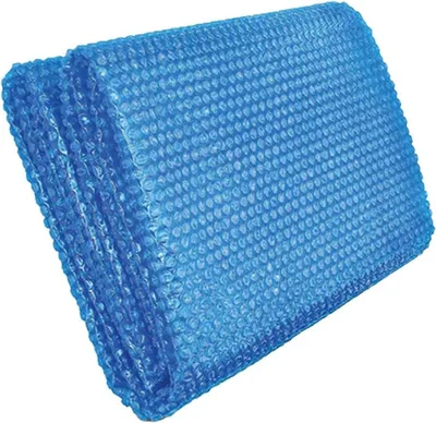 Immagine prodotto di Copertura per piscina, rotonda - Pellicola solare a bolle - Isolamento per piscina - Protezione UV - Diametro 360 cm - Blu