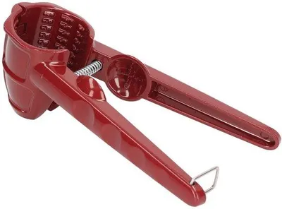 Produktbild von Aluminium Notenkraker mit Walnüssen und Kerstthema - Multifunktionaler 18 cm Keramik- oder Aluminium-Moortaster
