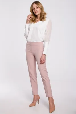 Produktbild von Makover Elegante Hosen für Frauen Elyangaine K055 dunkelpink L