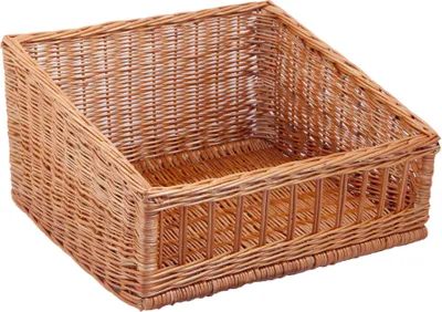 Produktbild von Systemregalkorb, Brotkorb, Brötchenkorb, Thekenkorb, 45x50x16/27cm, gestäbt