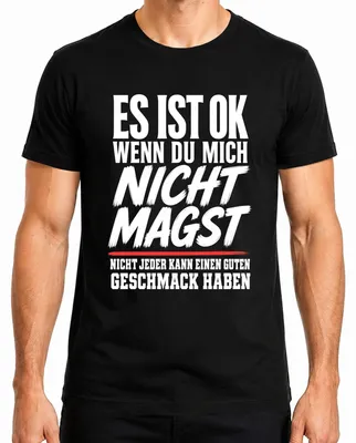 Productafbeelding van Het is oké als je me niet mag. "Smaakverklaring" - heren T-shirt, zwart, maat S