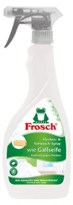 Produktbild von Frosch Flecken Vorwasch Spray wie Gallseife kraftvoller Flecklöser