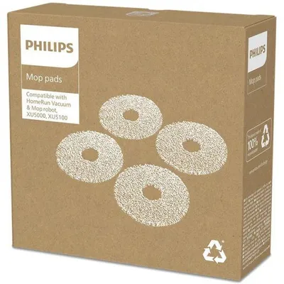 Obrázok produktu pre Philips XV1452/10, Podložka pre mop, Robotický vysávač, Akrylonitrilbutadienstyren (ABS), Philips, XU5000; XU5100, 135 mm