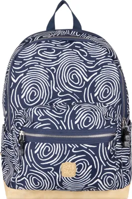 Produktbild von Pick & Pack Rucksack dunkelblau L mit Laptopfach und Fingerabdruck-Design