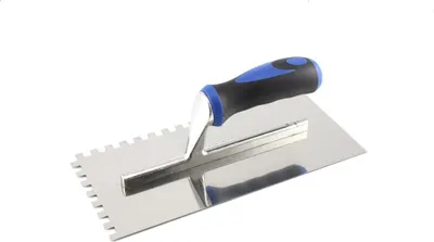 Produktbild von ToolTech Glättekelle mit Zähnen 8 x 8   280X130mm Kunststoff Griff