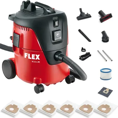 Immagine prodotto di Flex VC 21 L MC Sicherheitssauger SET + 5 Vliesfiltersäcke 1250 W