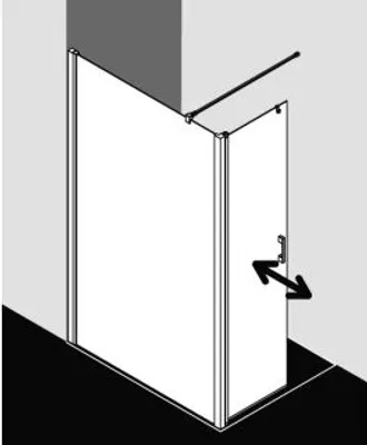 Produktbild von Kermi LIT1L113201PK WALK-IN LIGA T1L 1130x