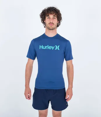 Produktbild von Hurley Oao Quickdry Kurzarm-rashguard Blau S Blau S