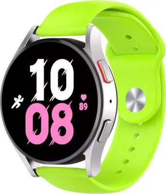 Produktbild von Strap-it Samsung Galaxy Watch 5 - 44mm Sportarmband (Hellgrün)
