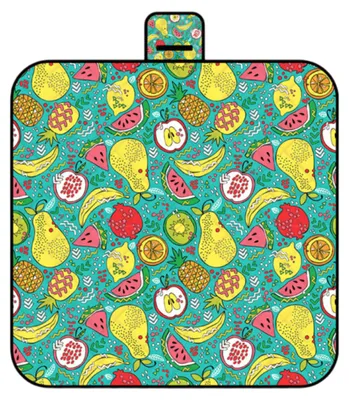 Obrázek produktu pro Voděodolná pikniková deka, plážová deka, zateplená a polstrovaná, ideální pro outdoorové aktivity, kempování, výlety do parku, festivaly a pikniky, snadno sbalitelná, 200 x 150 cm