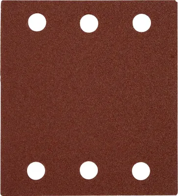 Image de Feuilles abrasives pour ponceuse orbitale – 102 x 114 mm – Grain P40 à P240 – Lot de 12