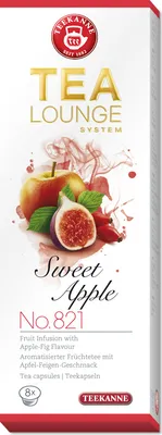 Produktbild von Teekanne Sweet Apple, Teeschote, Früchtetee, 28 g, Hartpapier