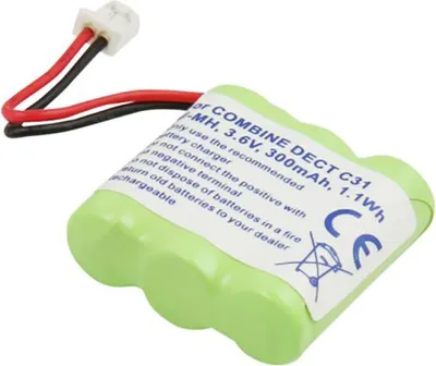 Immagine prodotto di Avizar, batteria NiMH 300mAh per telefono Sagem C31 compatibile 3,6V, verde