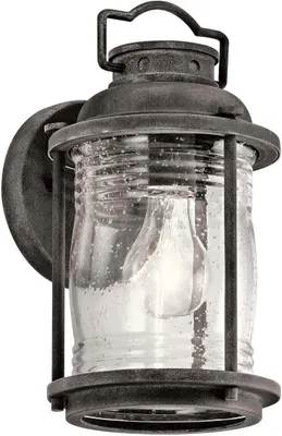 Produktbild von Elstead Ashland Bay Außen-Wandleuchte E27 28cm Verwittertes Zink IP44
