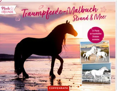 Produktbild von Traumpferde-Malbuch: Strand & Meer