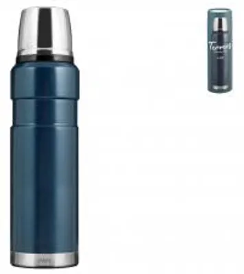 Immagine prodotto di H&H Thermos In Acciaio Inox 18/10 Blu Lt 0,8