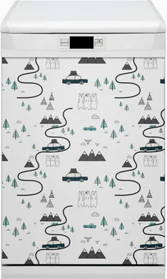 Produktbild von Magnet für Spülmaschine Abwaschbar 45x80 cm Magnet für Spülmaschine Magnetmatte Dekor - Themenreisen