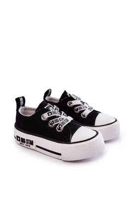 Produktbild von Stoff-Sneaker für Kinder BIG STAR KK374049 Schwarz und weiß 17