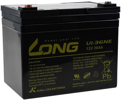 Produktbild von Long Bleiakku U1-36NE 12V 36Ah