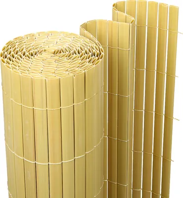 Obrázok produktu pre Súkromie obrazovka PVC súkromie plot bambusový vetrolam pre záhradu balkón a terasu 100x900cm