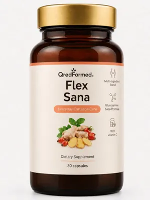 Productafbeelding van Flex Sana – Dagelijkse ondersteuning voor mobiliteit en voedingsstoffen – 30 capsules