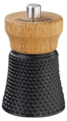 Produktbild von Zassenhaus Pfeffermühle WORKER 10 cm Gusseisen/Eiche