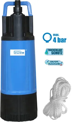 Produktbild von GÜDE Drucktauchpumpe GDT 1200 Bewässerungspumpe Teichpumpe Wasserpumpe 6000l/h