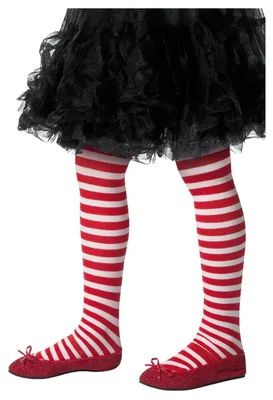 Produktbild von Smiffys - Strumpfhosen für Kinder SM1522 (122-152) (Rot/Weiß)