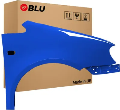 Immagine prodotto di BLU Parafango compatibile con VW Volkswagen Caddy III 3 2K LA5W Destra Blau RavennaBlau | 2004-2010 | Anteriore | Verniciato | Pronto per il montaggio | Zincato