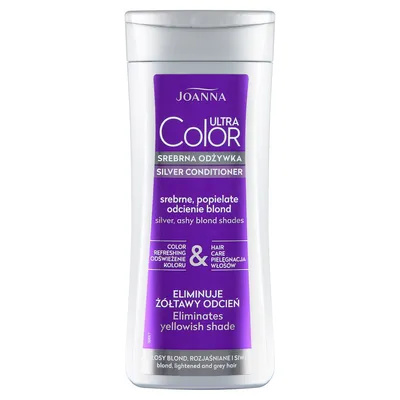 Obrázek produktu pro Joanna Ultra Color Stříbrný Koncentrovaný Kondicionér pro Stříbřitě Popelavé Blond odstíny, 200g