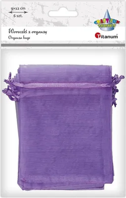 Produktbild von Organzasäckchen Lila 9x12 cm 10 Stück Titanum