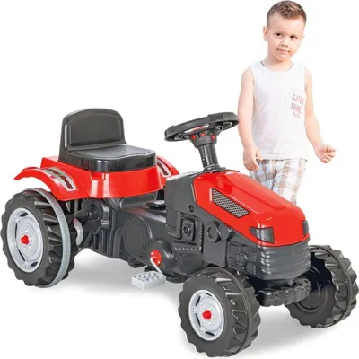 Produktbild von Trettraktor Strong Bull rot