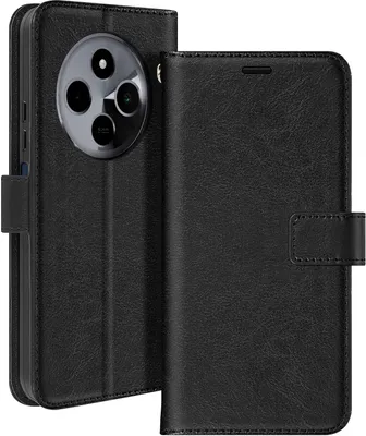 Zdjęcie produktu dla Mayaxess, etui Xiaomi Redmi 14C z funkcją podstawki i paskiem na rękę, czarne