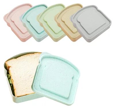 Immagine prodotto di Omgoods - Set di 5 contenitori riutilizzabili per panini