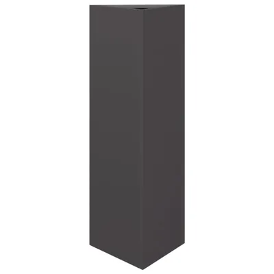 Zdjęcie produktu dla vidaXL Sadzarka czarna trójkątna 30x26x75 cm stalowa