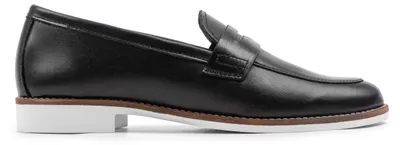 Produktbild von Omnio Slipper für Damen, schwarz, aus Leder
